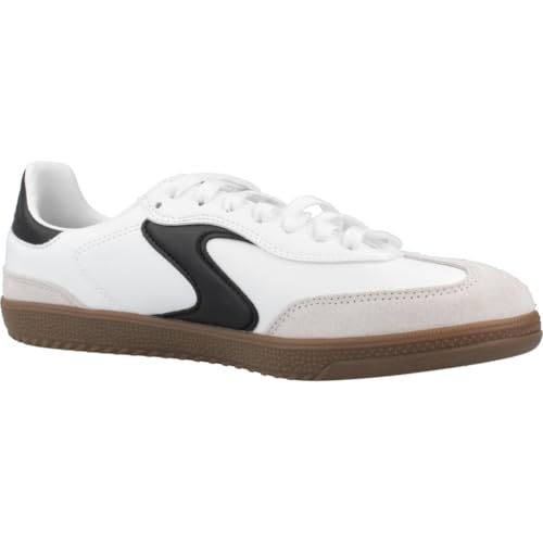 Skechers Women's Hotshot Kickoff Sneakers - White Black 6.5