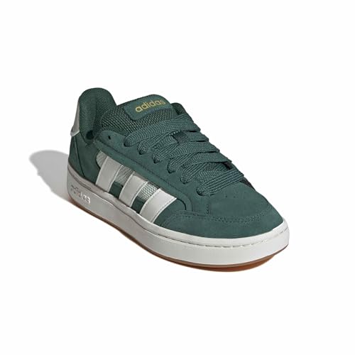 adidas Women's Grand Court Alpha Shoes Collegiate Green Off White Linen Green Size 11