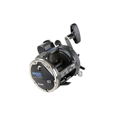Okuma Magda Pro Line Counter Trolling Reel MA-15DX - Lightweight, Corrosion-Resistant