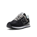 New Balance Women's 574 Core Sneakers 10.5 Wide Black/Nb White