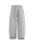 Aelfric Eden Men's Gray Wide Leg Sweatpants with Pockets, Casual Lounge & Athletic Pants, Small