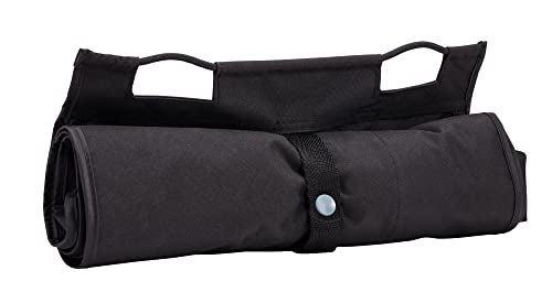 Rooftop Tent Organizer with Waterproof Mesh Storage - Black