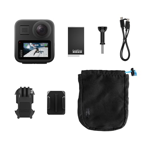 GoPro MAX V2 2025 Waterproof 360 & Action Camera 5.6K30 HD Video 16.6MP Photos