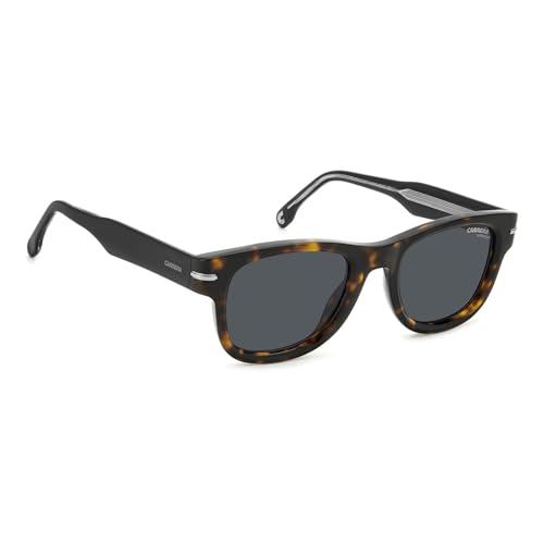 Havana Brown Carrera Square Sunglasses 50mm UV Protection - Unisex