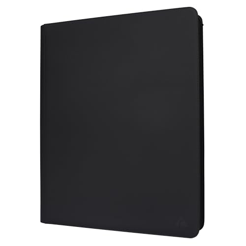 Alteagle Black 25-Pocket Top Loader Card Binder Album Holds 1000 3x4 Cards