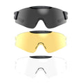 Beretta Intermask Shooting Eyeglasses Fume & Neutral & Yellow - Protective Interchangeable Lenses