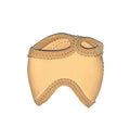 Neoprene Half Sole Dance Shoes - Tan, Small for Ballroom & Latin
