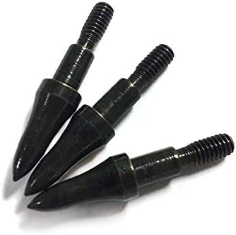 Skiennix Archery Arrow Tips - 12pcs Field Points in 75/100/125/150 Grain | 5/16 Inch Screw-In Bullet Points for Target Shooting