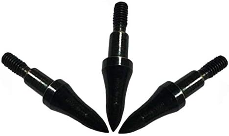Skiennix Archery Arrow Tips - 12pcs Field Points in 75/100/125/150 Grain | 5/16 Inch Screw-In Bullet Points for Target Shooting