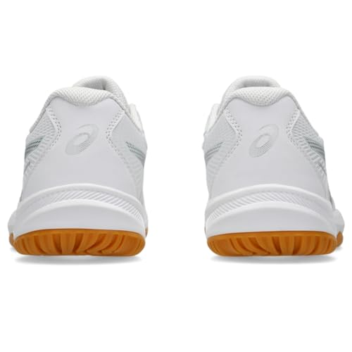 ASICS Women's Upcourt 6 Volleyball Shoes - Size 8.5, White Silver