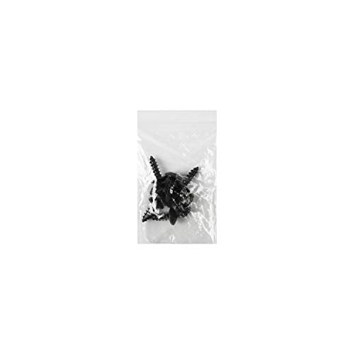 Black Skateboard Rails for Old School Decks - Plastic with Mounting Screws, Black