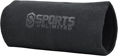 Black 10 Pack Youth Football & Baseball Wrist Coach Wristbands with Viewing Windows