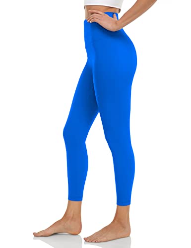 HeyNuts Essential 7/8 High Waist Leggings - Medium, Poolside Blue