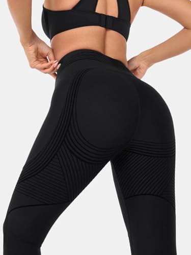 Fanka Body Sculpt 7/8 Leggings Large Black No Front Seam Reversible