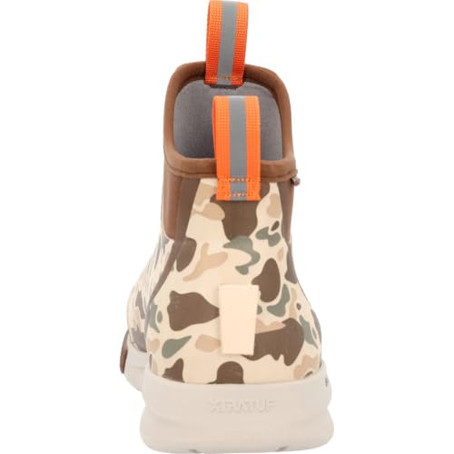 Men's Ankle Deck Boot Sport - Duck Camo, Lightweight, Slip-Resistant