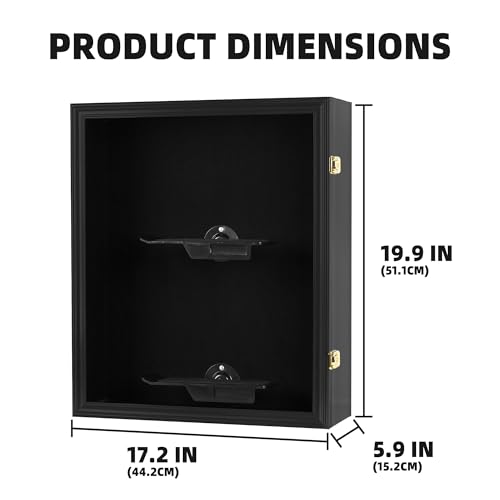 Wall Mount Clear Acrylic Shoe Display Case for Sneakers & Sports Shoes