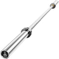 JELENS 7FT Silver Olympic Barbell - 1000lb Capacity for Powerlifting & Strength Training