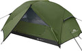 Forceatt 2P Green Waterproof Windproof Camping Tent for 2 People - Lightweight & Easy Setup