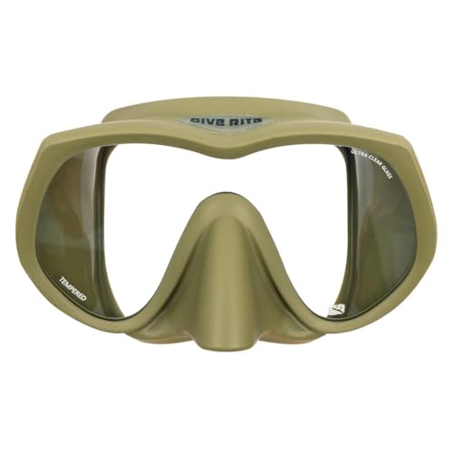 Dive Rite ES155 Frameless Dive Mask - Wide View, Comfortable Silicone Skirt