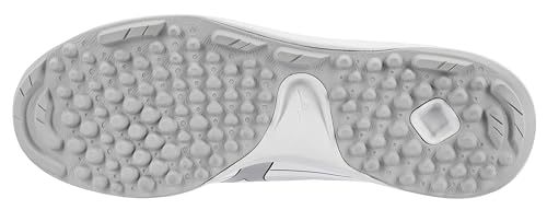 Unisex Cushionrevo Diamond Turf Shoes - White & Black, Wide Women / Men Size 12 / 10.5