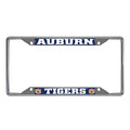 Auburn Tigers Chrome Metal License Plate Frame - One Size