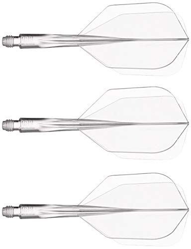 CONDOR Axe Revival Small S Clear - Ultra-Thin Durable Dart Flight, Japan Made