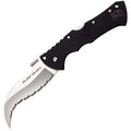 Cold Steel Black Talon II Serrated Folding Knife 4" S35VN Blade, G-10 Handle, Tri-Ad Lock