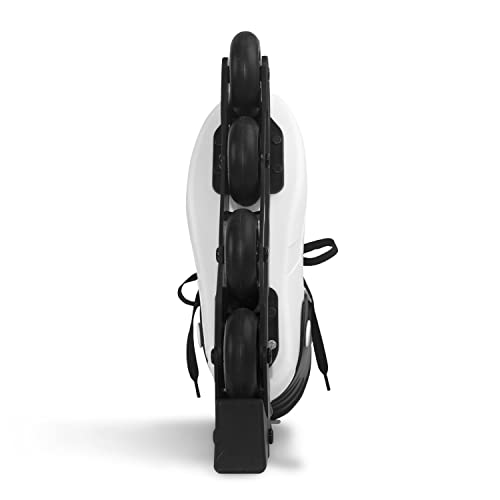 RollingBunny Women's Inline Skates Black/White US Size 7 - Outdoor & Indoor, Durable Shell & Support