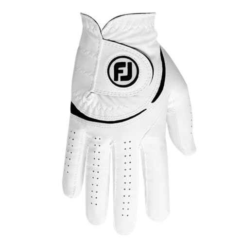 Men's Golf Glove WeatherSof White X-Large 2023 Performance Grip