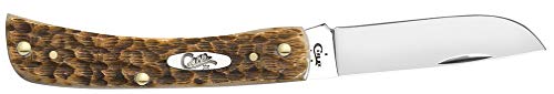 Case XX WR Pocket Knife 2.8” Amber Bone Sod Buster Jr. Made in USA