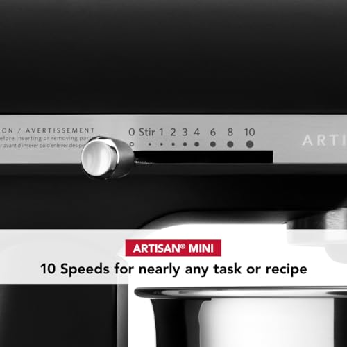 KitchenAid Artisan Mini Tilt-Head Stand Mixer - 3.5 Qt Black Matte