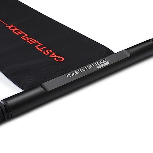 CastleFlexx Full Body Stretching Device 5ft Black/Red – Mobility & Injury Recovery Tool