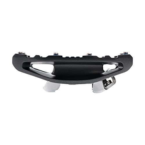 Dual-Sided Bike Pedal with SPD and Flat Platform for Indoor Cycling & Urban Riding