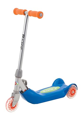 Kids Folding Kick Scooter with Three Wheels for Ages 3+ - Blue