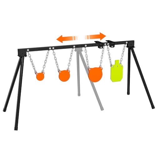 Highwild Complete AR500 Steel Shooting Target System - Model A-21 with Stand & Accessories