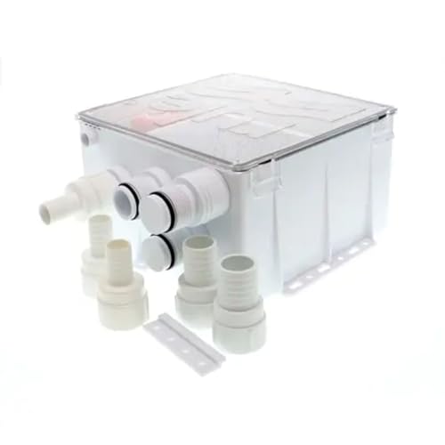 Rule Shower Drain Box with 800 GPH 12V Pump - Bathroom Drain Solution