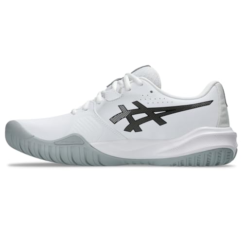 ASICS Men's Gel-Challenger 15 Tennis Shoes - White/Gunmetal 9.5