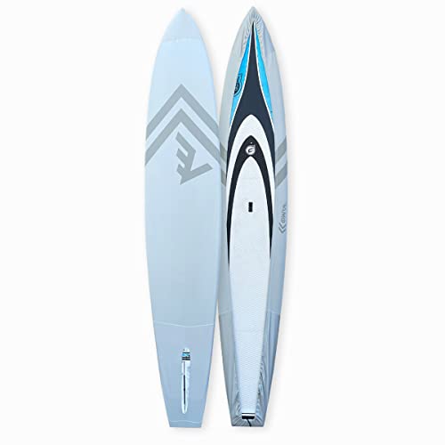 10'6-12' Paddleboard Cover - Grey UV Protectant Nylon for SUP, Kayak & Surfboard