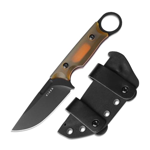 Kizer Cabox Fixed Blade Hunting Knife PEI Variation 3.36" Nitro V Steel