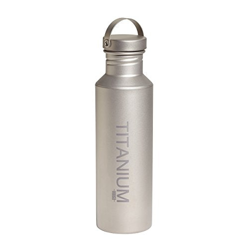 Titanium Water Bottle 650ml - Lightweight Durable Hydration Flask