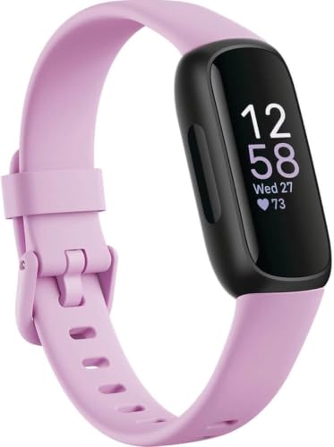 Fitbit Inspire 3 Activity & Sleep Tracker Band - Lilac Bliss/Black, Small & Large
