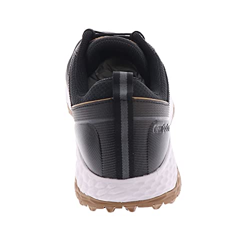 New Balance Men's Fresh Foam Contend Golf Shoes Black/Gum Size 12