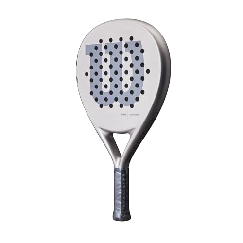 Wilson Carbon Force Team Padel Racket Grey/Navy - Power & Control