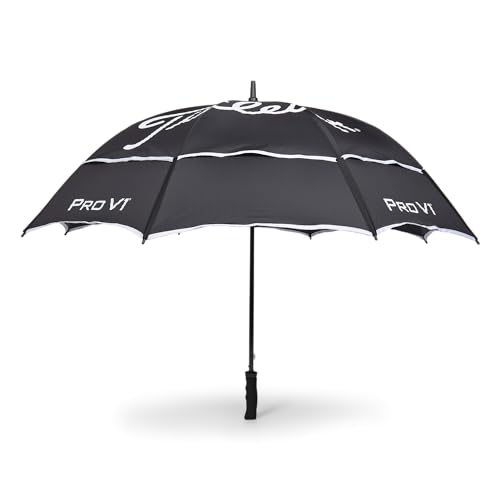 Titleist Double Canopy Golf Umbrella 68-inch Rain & Sun Protection