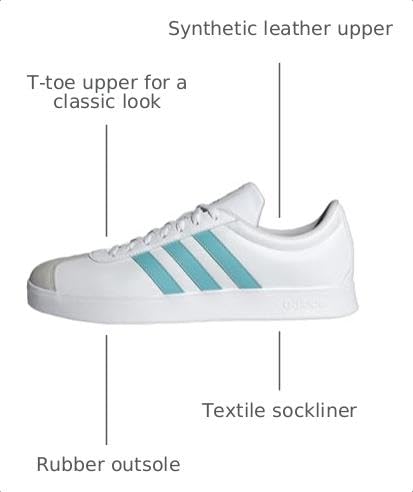 Adidas Mercedes AMG Petronas F1 Team Unisex Casual Court Shoes - White/Semi Mint/Rush/Grey, 14 Men / 15 Women