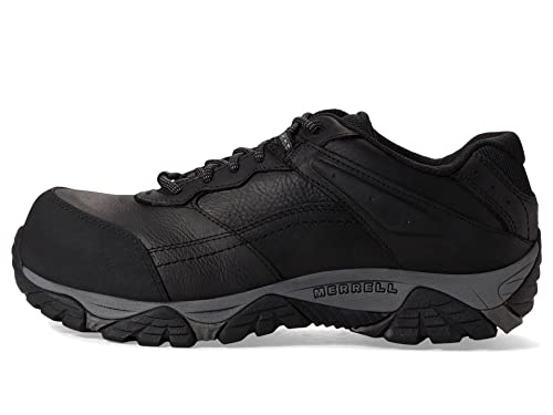 Merrell Men's Moab Adventure Carbon Fiber Industrial Work Shoe - 10 Wide Black