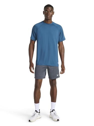Men's Reebok Cruz 2.0 7-Inch Workout Shorts - Small Ebony Heather