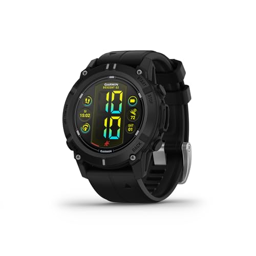 Garmin Descent™ G2 Dive Computer Watch Black 46mm with AMOLED Display