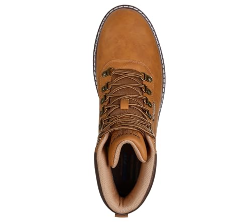 Skechers Men's Corado Jaxx Loafer 9 Wheat Waterproof Relaxed Fit Casual Shoe