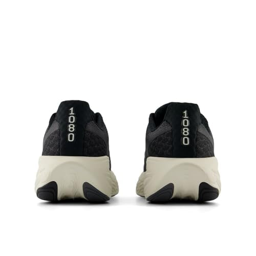 New Balance Men’s Fresh Foam X 1080 V14 Running Shoe - Black/Magnet/Linen, Size 10.5